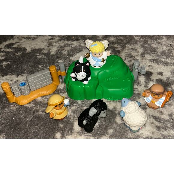 Fisher-Price Little People Lil' Shepherds Playset - 7 Piece Nativity Toy For Toddlers - View #3
